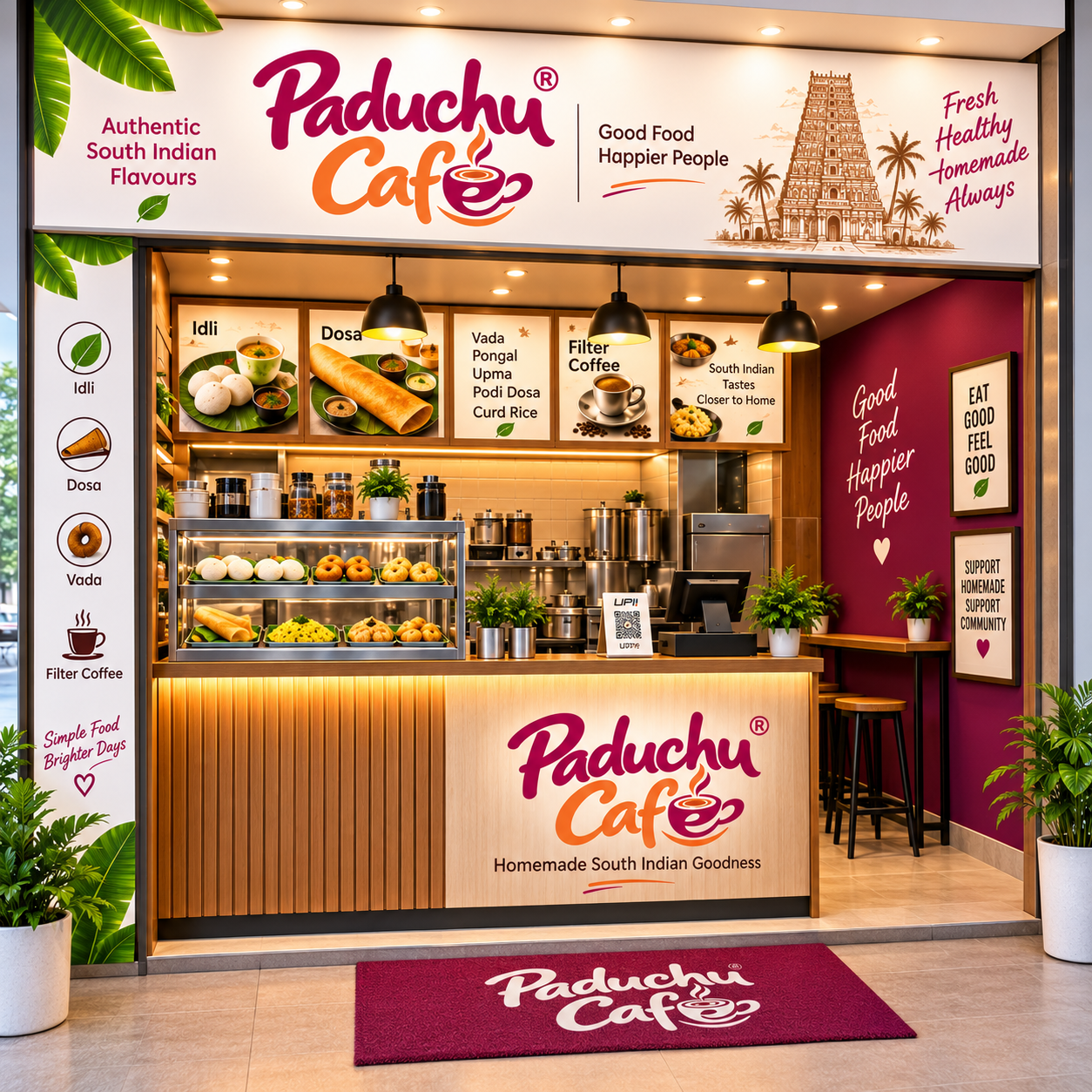 Paduchu Cafe Small Outlet – 100 to 150 sq ft